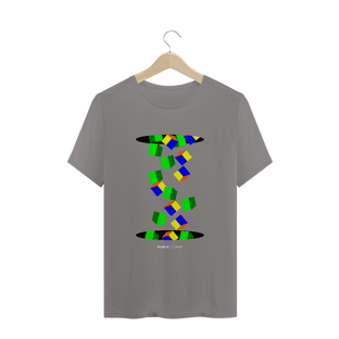 Nome do produtoCubos Caindo, Camiseta Masculina, Bluza.com.br