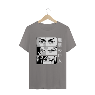 Nome do produtoT-Shirt Attack On Titan -  Erwin, Levi e Hange