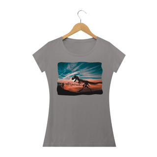 Nome do produto Camiseta Baby Long Quality Estampa Passeando com Dinossauro