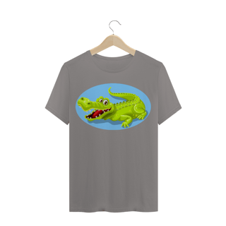 Nome do produto Camiseta Masculina Quality Estampa Jacaré Sorrindo