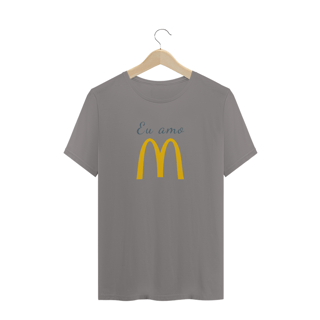 Nome do produto Camiseta Quality Estampa Frase Eu amo McDonald's