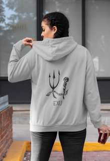 Nome do produto Moletom de Zíper Unisex Orixá Exu 