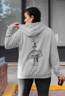 Nome do produto Moletom de Zíper Unisex Orixá Oxalá