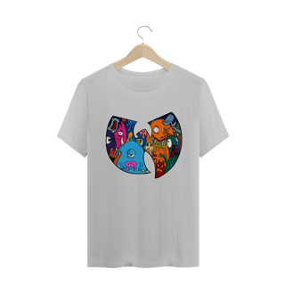 Nome do produtoCamiseta de Malha Wu Tang Clan Hip Hop PLUS SIZE Logo Monster