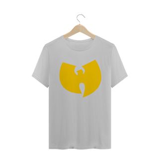 Nome do produtoCamiseta de Malha Wu Tang Clan Hip Hop PLUS SIZE Logo Tradicional Amarelo