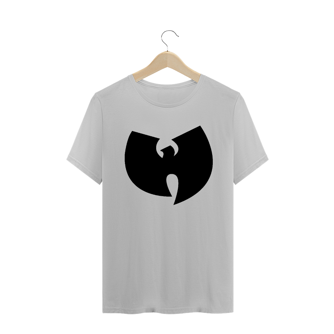 Camiseta de Malha Wu Tang Clan Hip Hop PLUS SIZE Logo Tradicional Preto