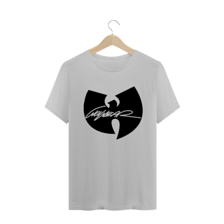 Nome do produtoCamiseta de Malha Wu Tang Clan Hip Hop PLUS SIZE Logo WuWear Preto
