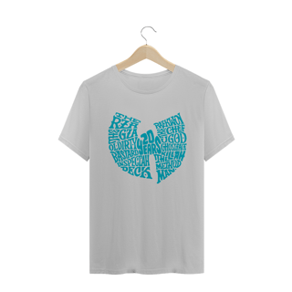 Nome do produtoCamiseta de Malha Wu Tang Clan Hip Hop PLUS SIZE 20 Years Azul