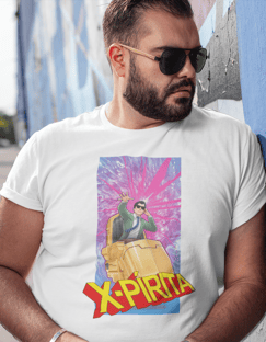 Nome do produtoCamiseta Plus Size - Professor Xavier - X-Pírita - (unissex)