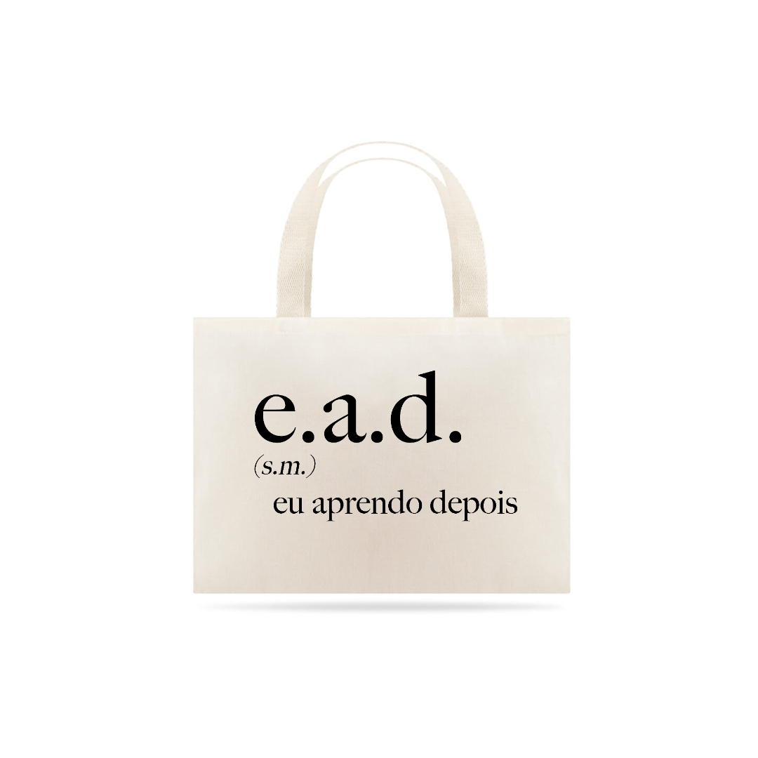 Nome do produto: ECO BAG -  e.a.d.