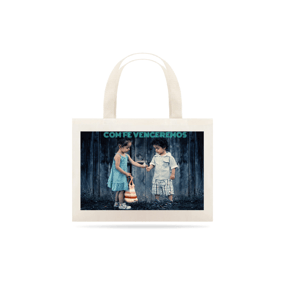 Eco Bag Grande  com Fé Venceremos