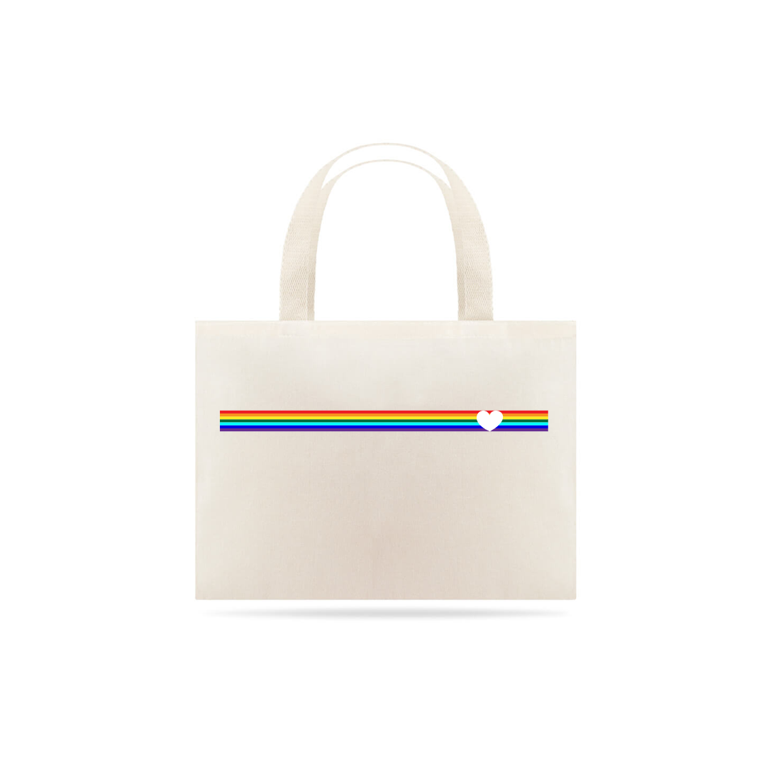 Nome do produto: Eco Bag Faixa Love Pride