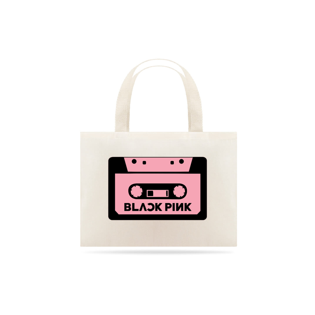 Nome do produto: Ecobag Black Pink - Fita K7