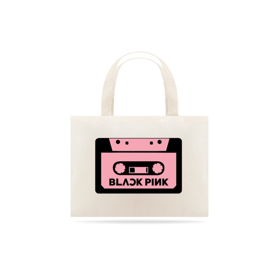 Ecobag Black Pink - Fita K7