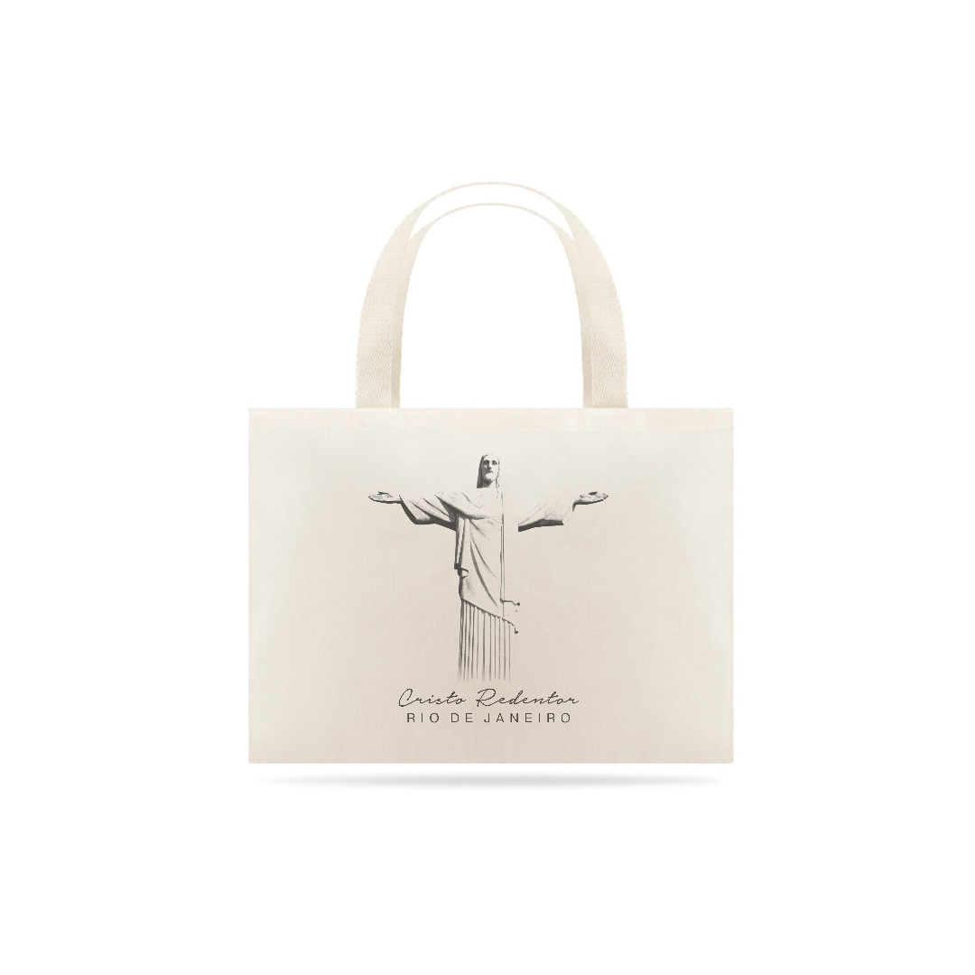 Nome do produto: Ecobag Cristo Redentor braços abertos