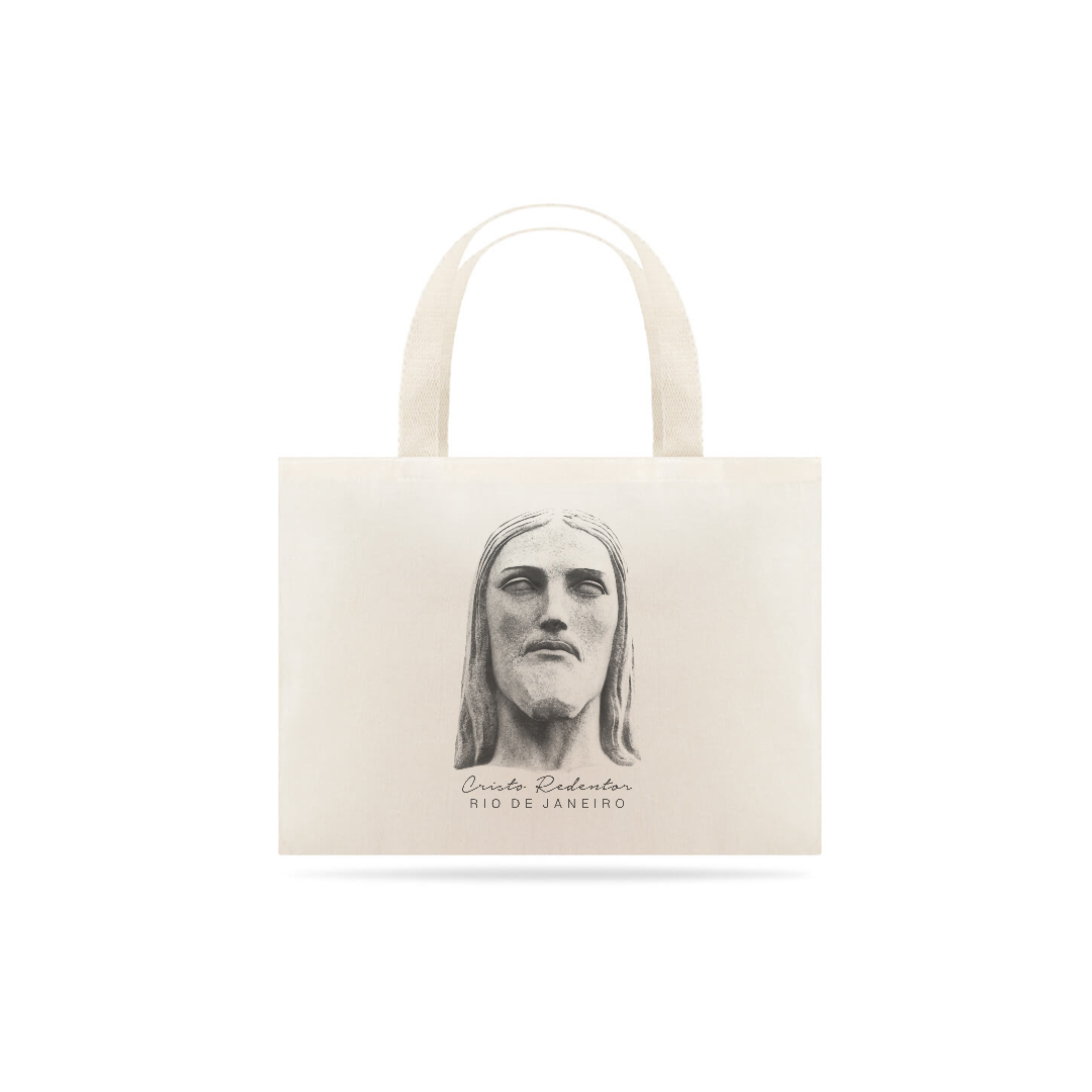 Ecobag Cristo Redentor rosto 2