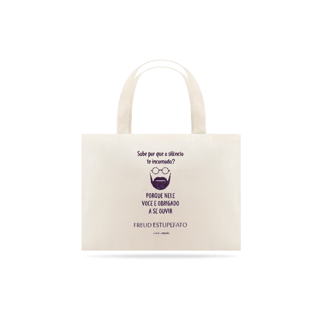 Nome do produto Ecobag Freud Estupefato Silêncio
