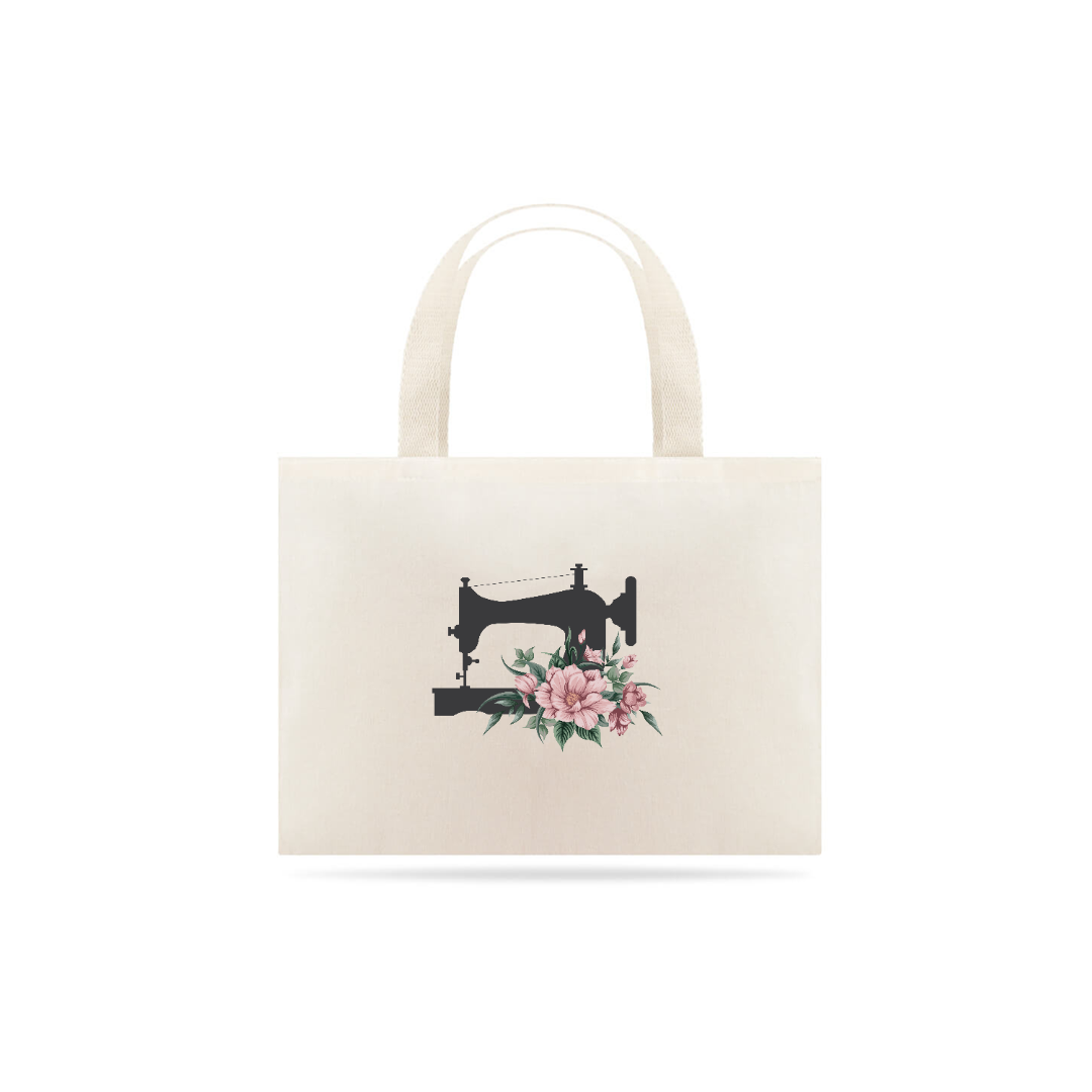 Nome do produto: Ecobag Máquina - Podcast Entrelaçadas