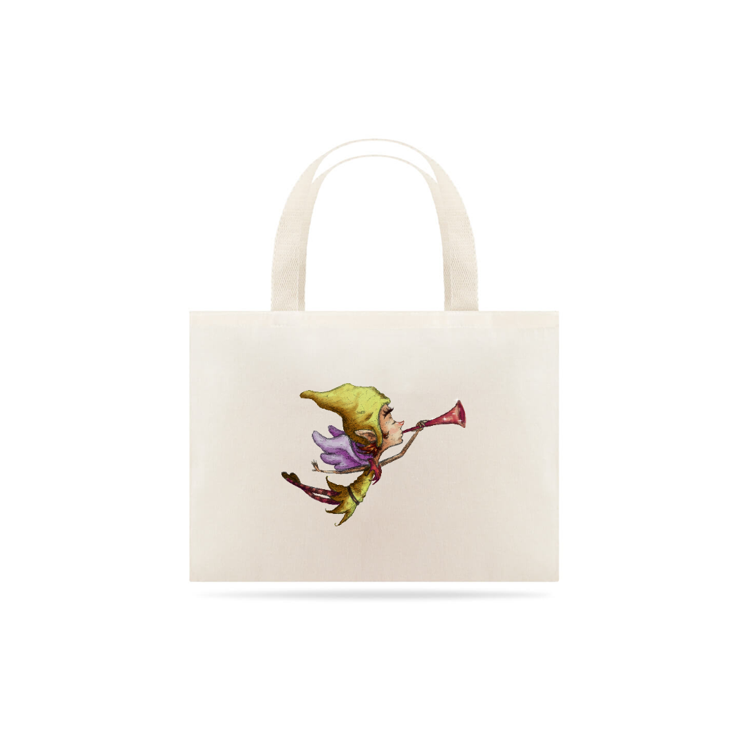 Nome do produto: Eco Bag Gnomo Amarelo