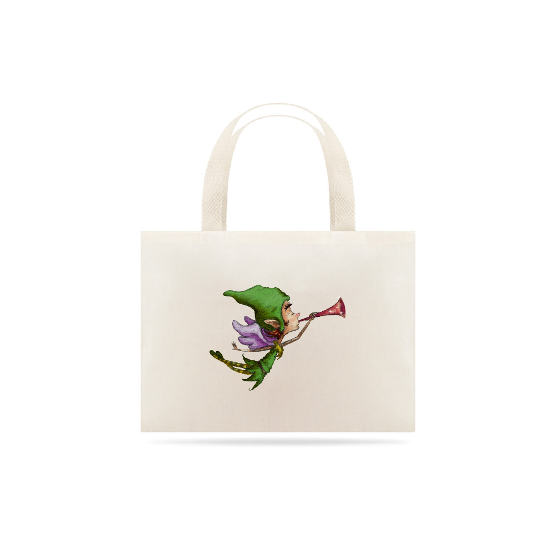 Nome do produto: Eco Bag Gnomo Verde