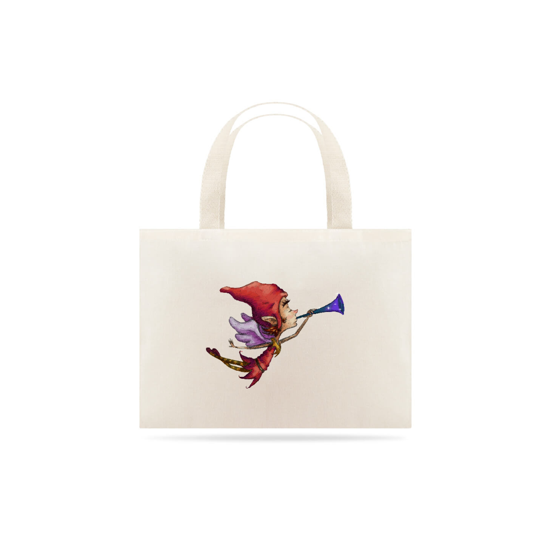 Nome do produto: Eco Bag Gnomo Vermelho