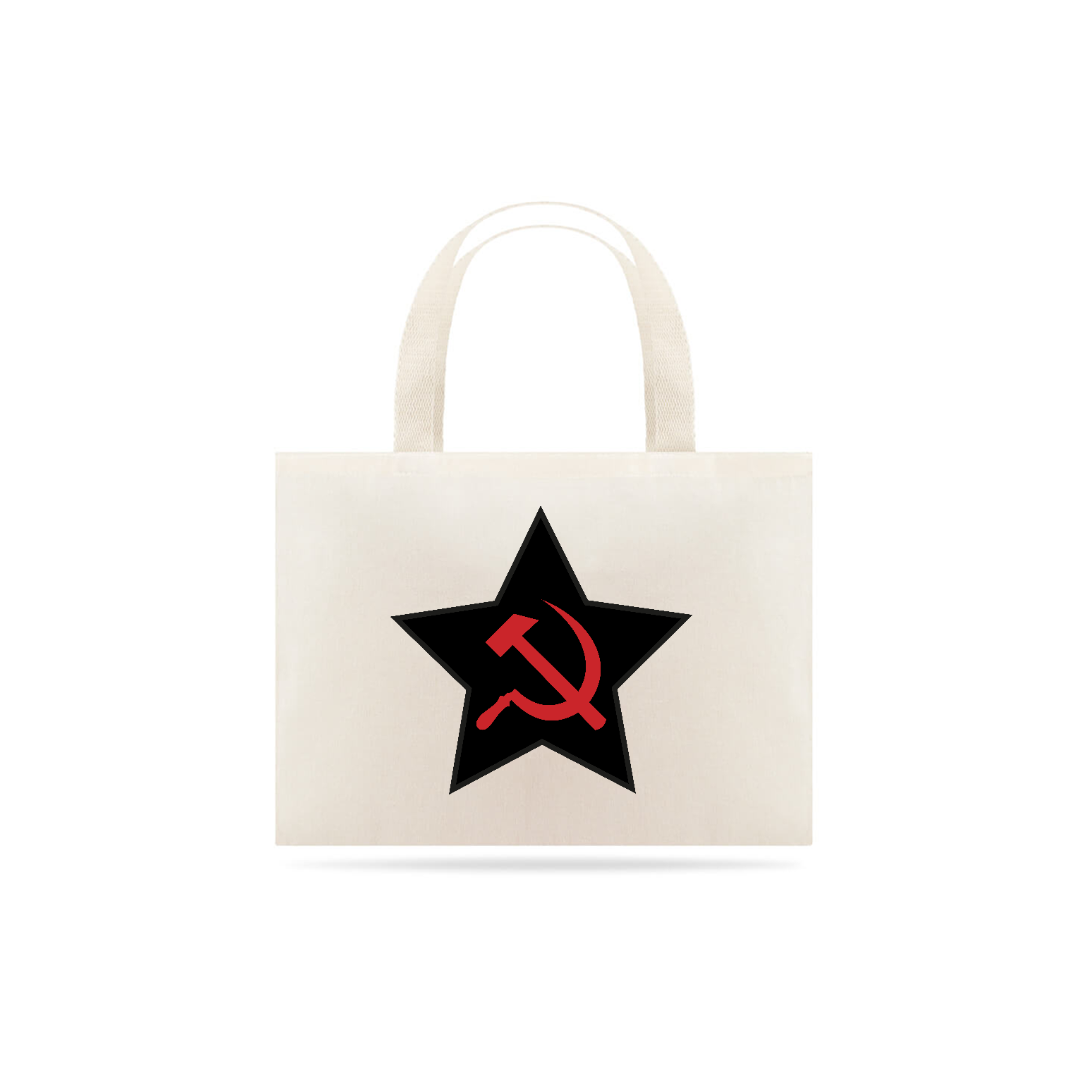 Nome do produto: Ecobag Comunismo Estrela Preta
