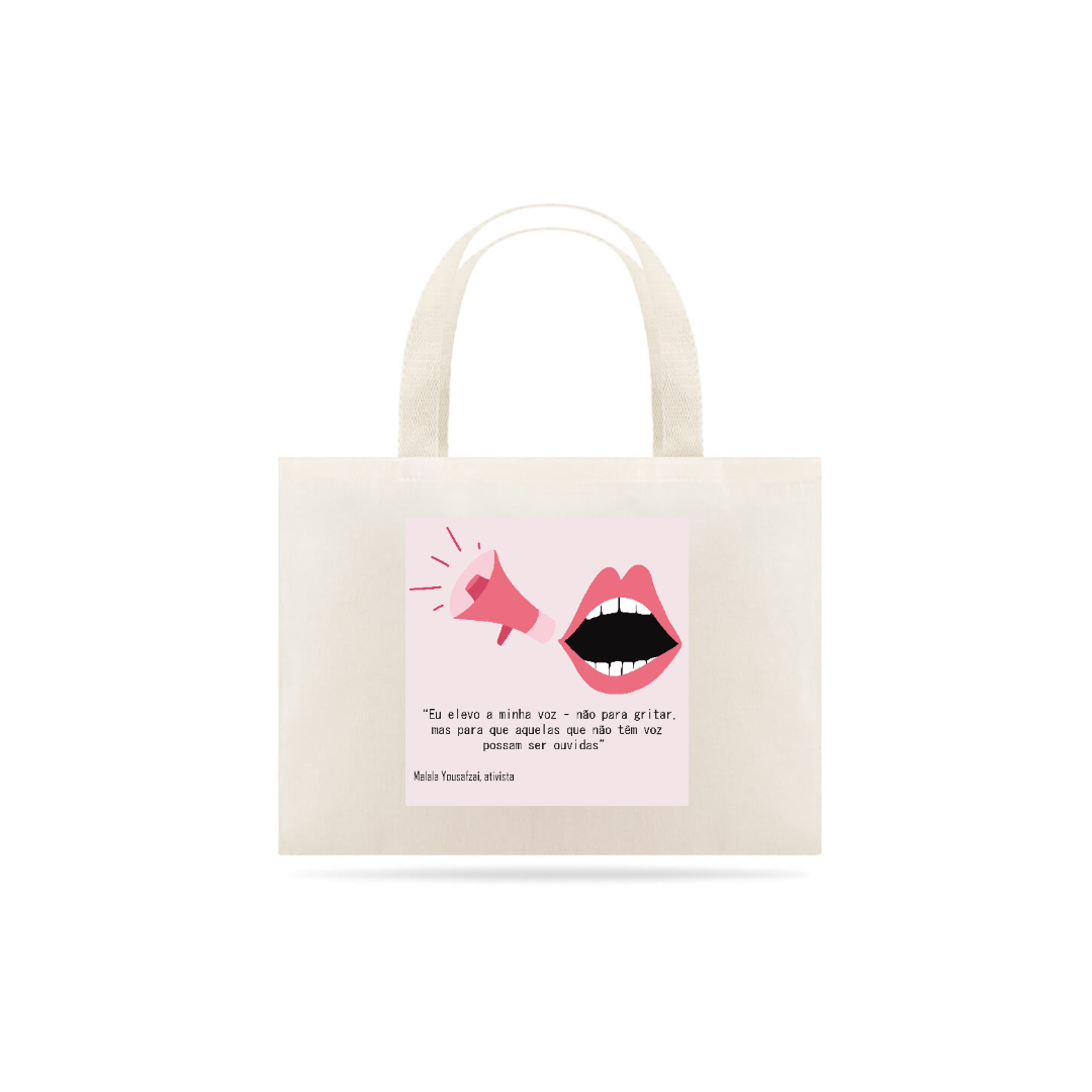 Nome do produto: Ecobag Voz Malala