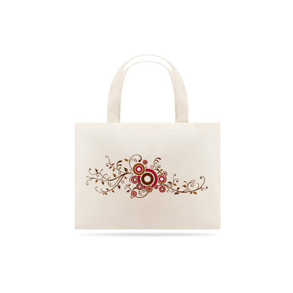 Bolsa Eco Bag Grande Estampa Galhos Abstrato