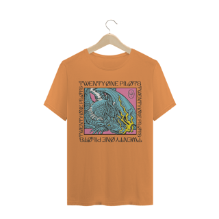Nome do produto CAMISA ESTONADA - SCALED AND ICY | TWENTY ONE PILOTS  (escrita preta)