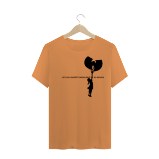 Nome do produtoCamiseta de Malha ESTONADA Pré-Lavada Wu Tang Clan Life as a shorty