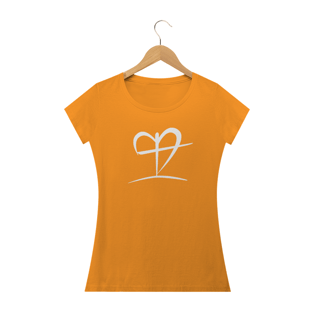 Nome do produtoCamisa Feminina Preta Coração e Cruz +Cores