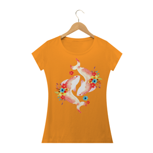 Nome do produtoCamiseta Baby Long Peixes