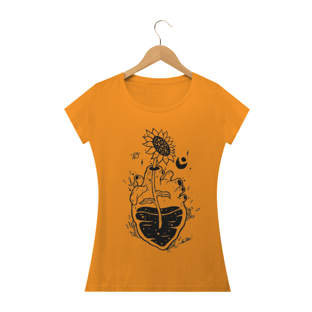 Nome do produtoCamisa coração e girassol