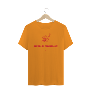 Nome do produto¡empieza el traviarcado! (camiseta comum)