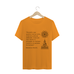 Nome do produtoCamiseta Vegana Unissex Mahatma Gandhi