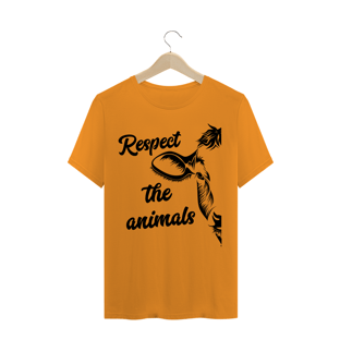 Nome do produtoCamiseta Vegana Respect the animals