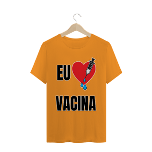 Nome do produtoCamiseta Eu Amo Vacina (diversos)