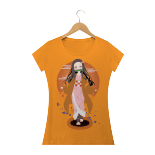 Nome do produtoCamiseta Feminina Kimetsu no Yaiba - Nezuco