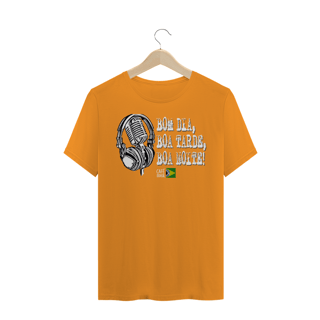 Nome do produto Camiseta Bom dia, Boa Tarde. Boa noite com fone