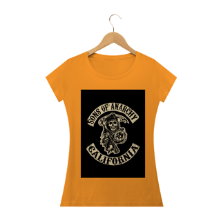 Nome do produto Camisa Baby Long Feminina - SONS OF ANARCHY - PROMOÇÃO DE INAUGURAÇÃO DE 59,90 POR APENAS 45,69