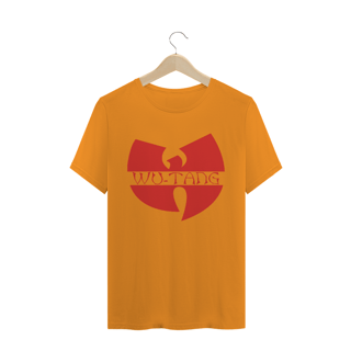 Nome do produtoCamiseta de Malha Quality Wu Tang Clan Logo Texto Tradicional Vermelho