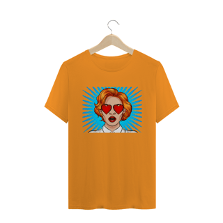 Nome do produto Camiseta Quality com Estampa Olhos de Coração