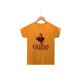 Nome do produto Camiseta Infantil Gotas de Fidelidade