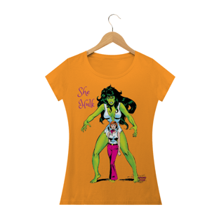 Nome do produtoShe-Hulk Transforme! Camisa Feminina baby long quality
