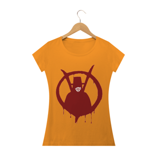 Nome do produtoCamiseta Baby Long Feminina - V de Vingança