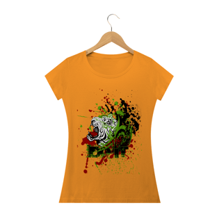 Nome do produtoCamiseta Baby Long Feminina - Do It Tigre