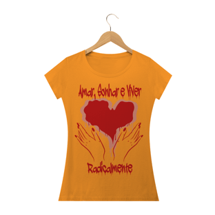Nome do produtoCamisa baby long - Amar radicalmente