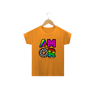 Nome do produtoAmor, Camiseta Infantil, Bluza.com.br