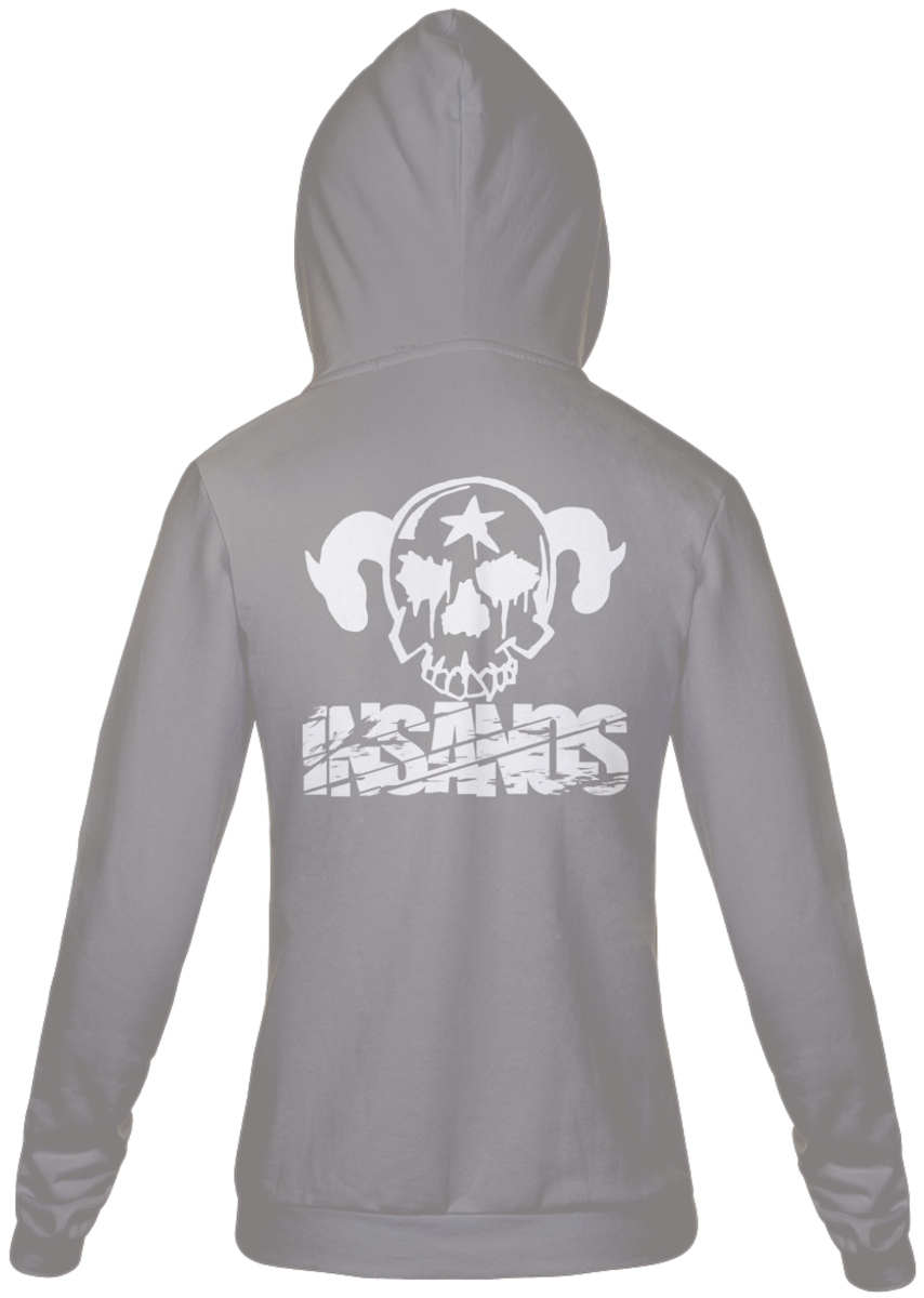 Nome do produto: Moletom Masculino Insanos Caveira Logo Branco