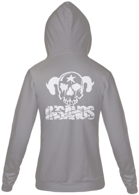 Moletom Masculino Insanos Caveira Logo Branco